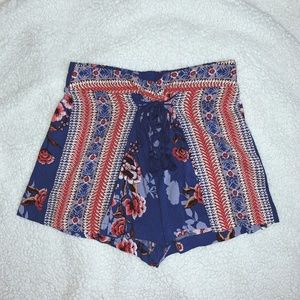 Floral/Art Deco BeBop Beach Shorts